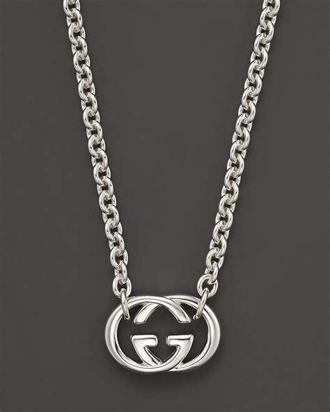 Gucci Silver Britt Necklace 